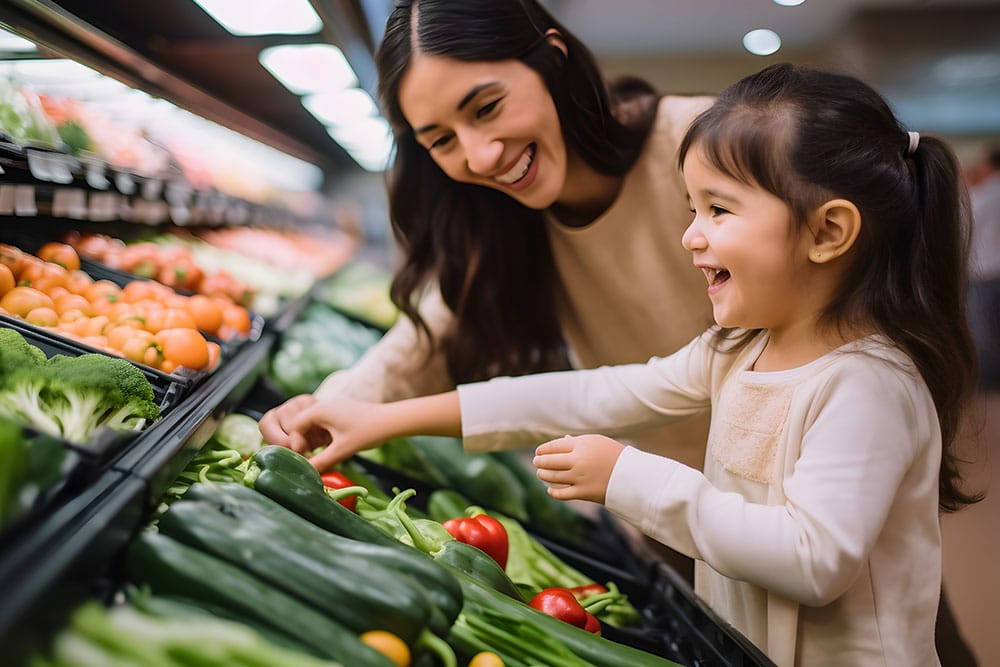 How-to-eat-well-on-a-budget Family eating well on a budget