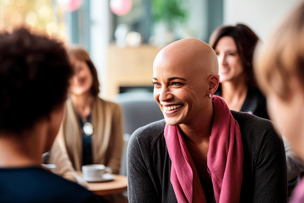 Supporting-someone-you-know-with-cancer Group of people supporting their friend with cancer